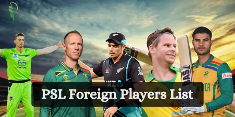 PSL 2025 Foreign Players