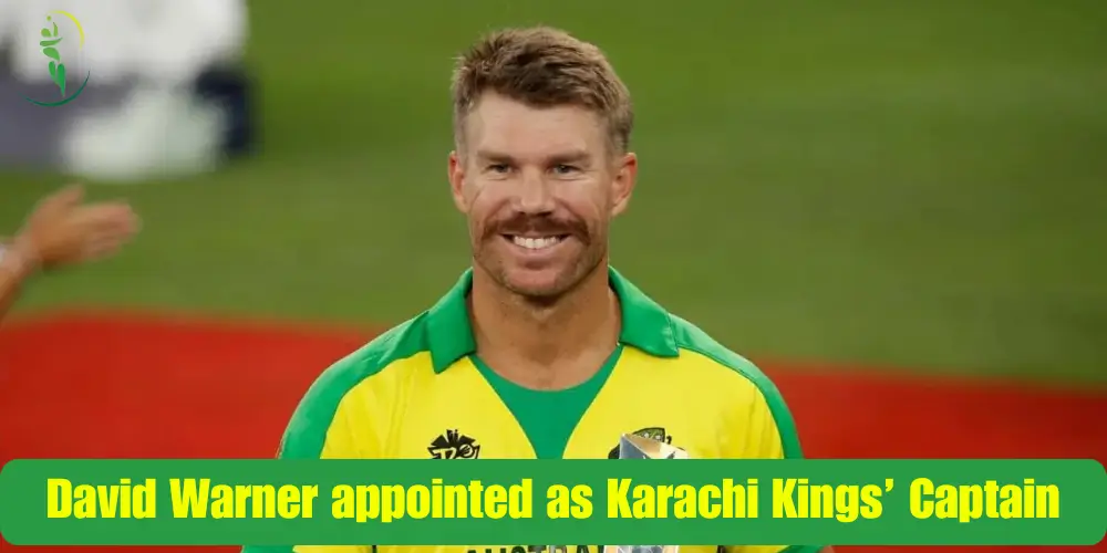 David Warner appointed as Karachi Kings’ Captain