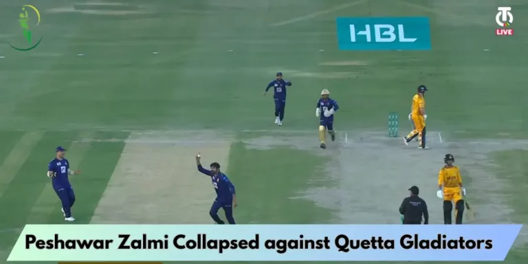 Peshawar Zalmi Collapsed against Quetta Gladiatos