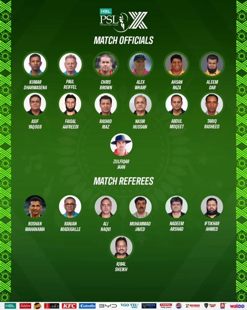 psl 10 umpires