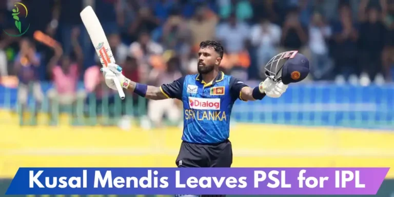 Kusal Mendis Leaves PSL for IPL