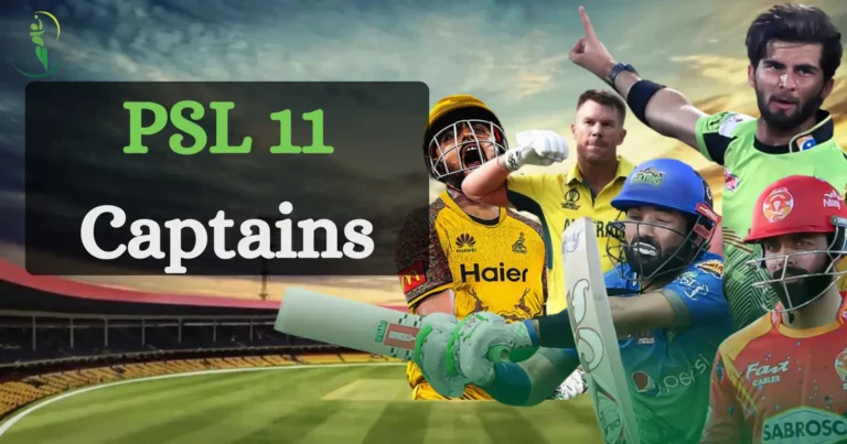 PSL 11 Captains