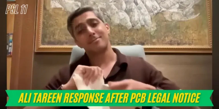 Ali Tareen Response after PCB Legal Notice