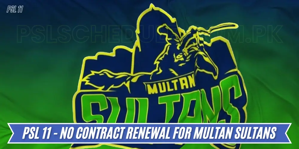 No Contract Renewal For Multan Sultans