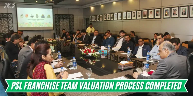 PSL Franchise Team Valuation Process Completed