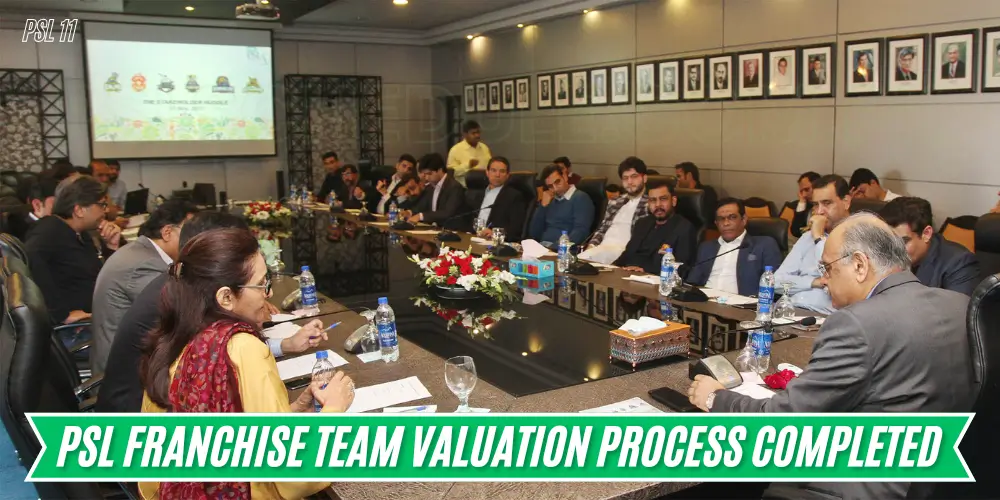 PSL Franchise Team Valuation Process Completed