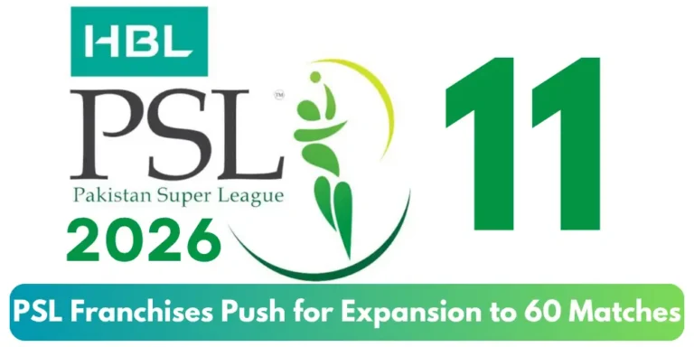 PSL Franchises Push for Expansion to 60 Matches