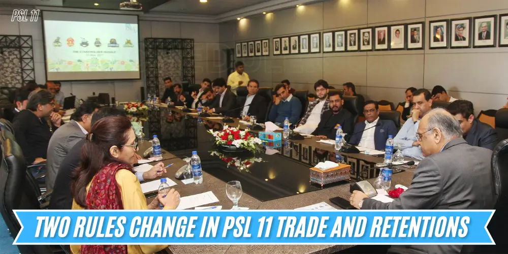 Two Rules Change in PSL 11 Trade and Retentions