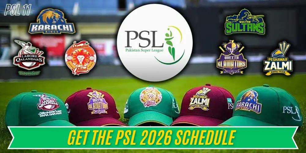 PSL 2026 Schedule