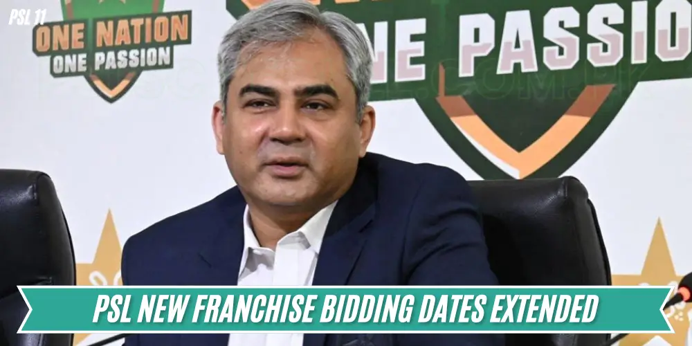 PSL New Franchise Bidding Dates Extended