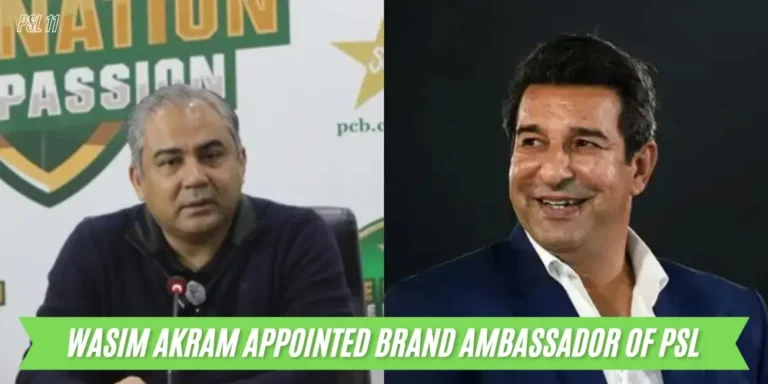 Wasim Akram Appointed Brand Ambassador of PSL