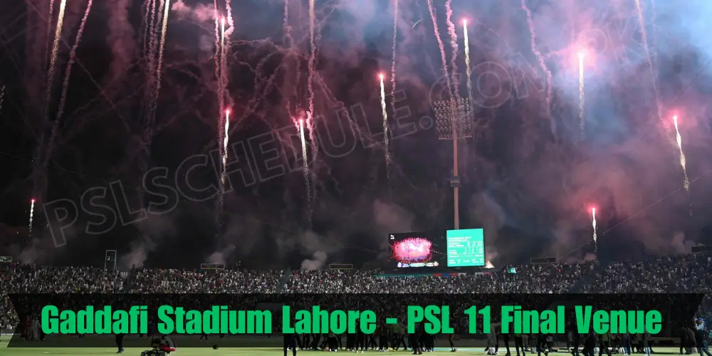 PSL 11 final venue