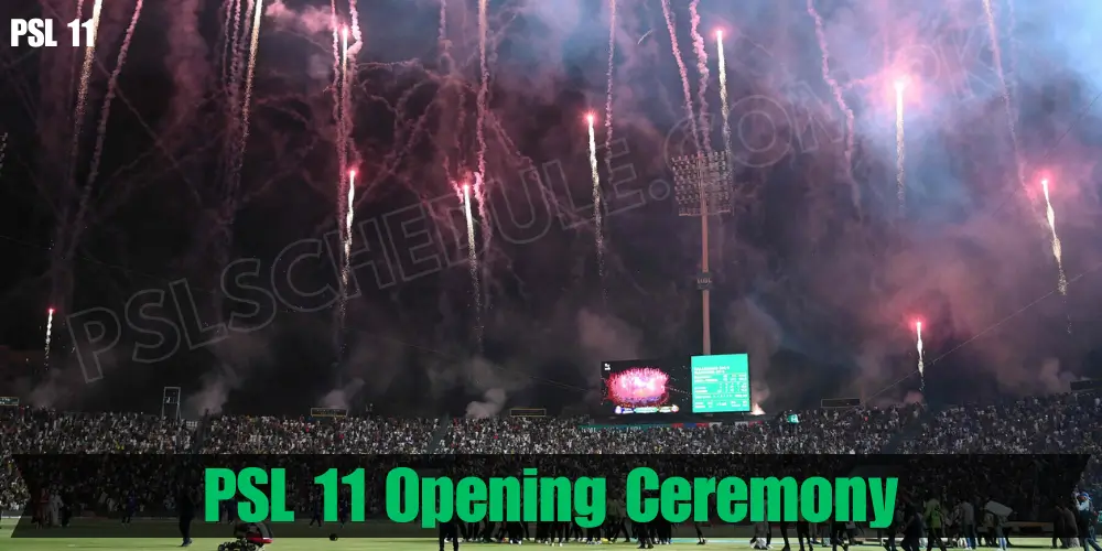 PSL 11 opening ceremony
