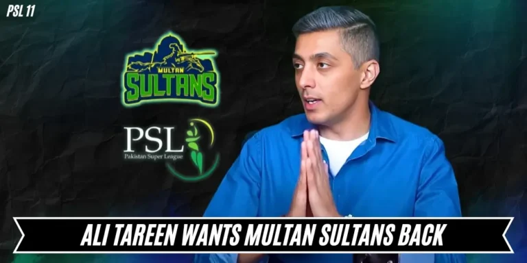 Ali Tareen Wants Multan Sultans Back