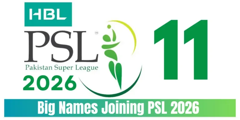 Big Names Joining PSL 2026