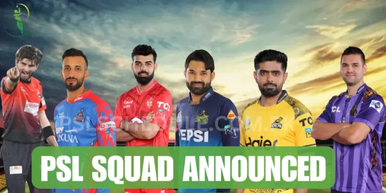PSL 2026 Squad