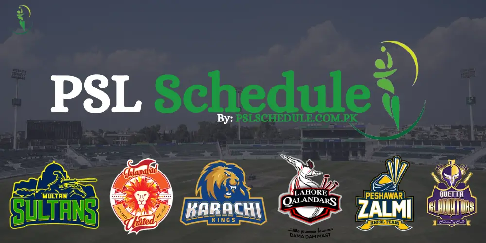 PSL 2026 Schedule