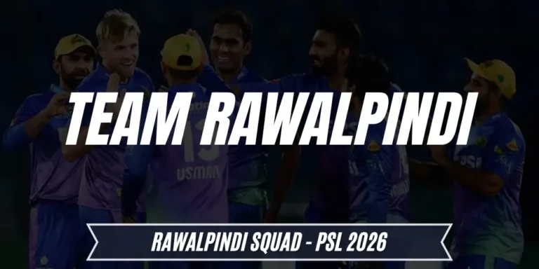 PSL 2026 Rawalpindi Squad