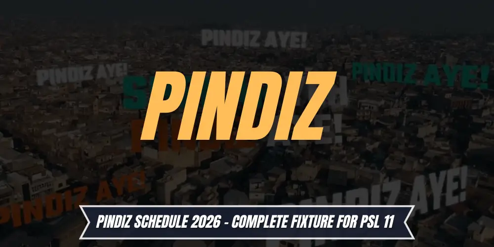 Pindiz Schedule 2026