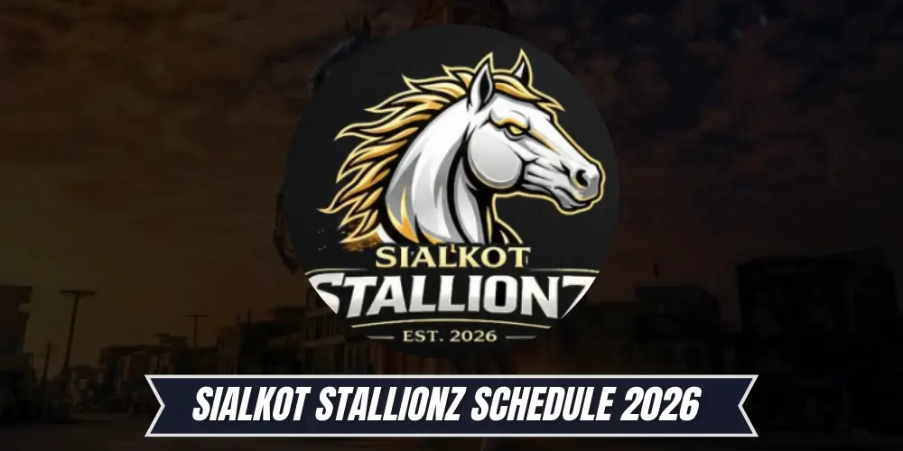 Sialkot Stallionz Schedule 2026